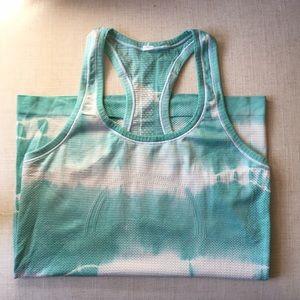 Lululemon swiftly tech tie dye racerback tank